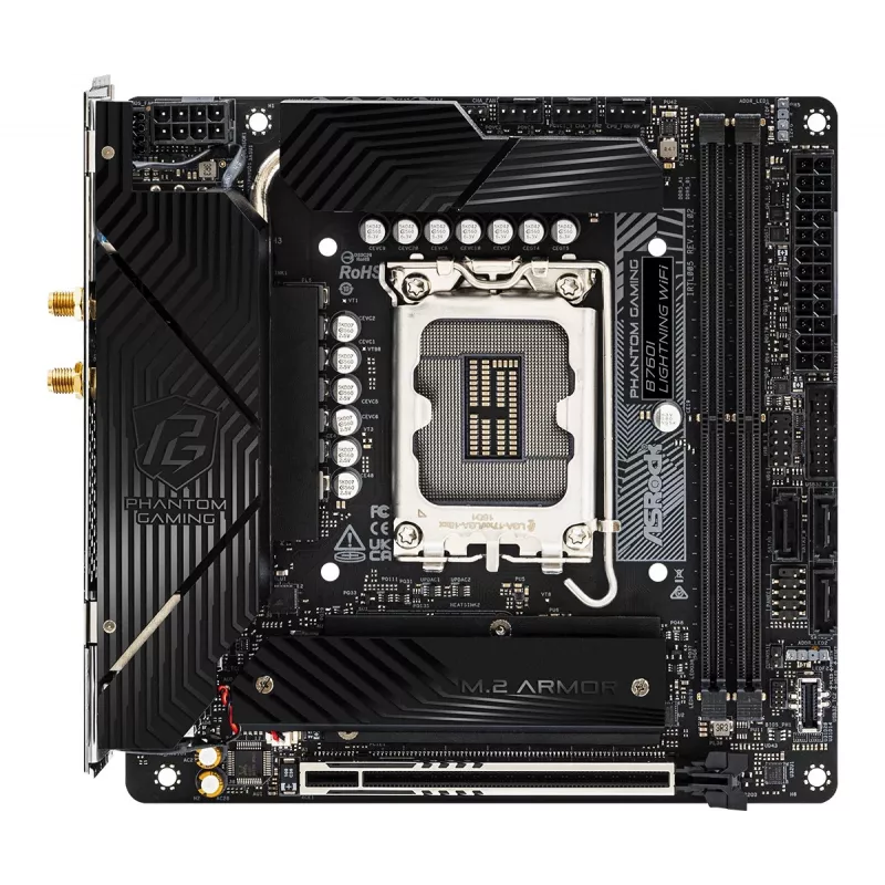 ASRock B760I Lightning WiFi DDR5 Mini-ITX LGA1700 emaplaat