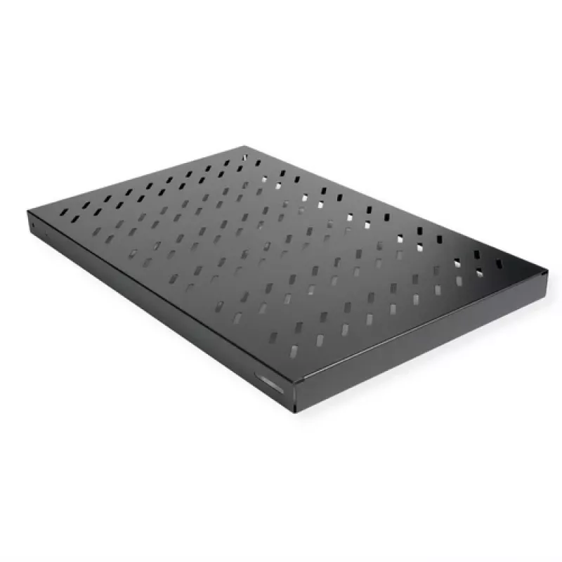Riiulialus ROLINE 19-tolline 1U reguleeritav 700mm 50kg must