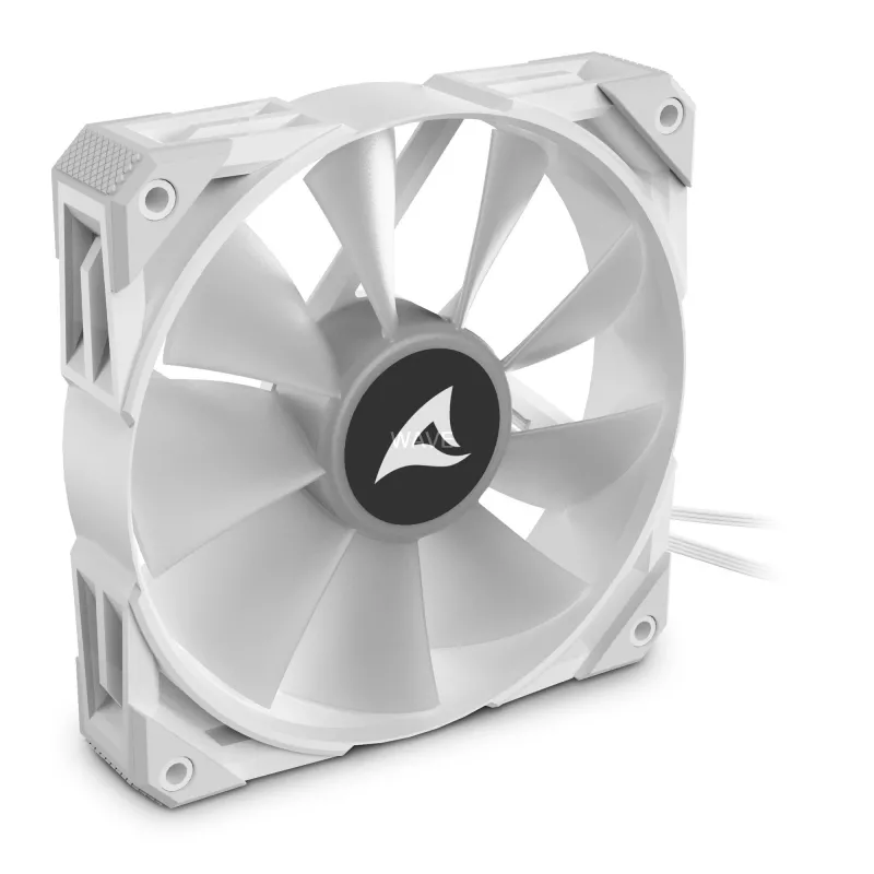 Fan Sharkoon F50 12 cm hall Valge 600-2000 RPM 132 m³/h