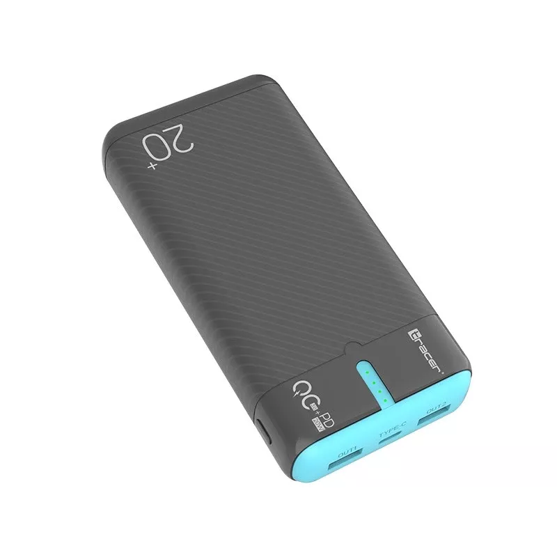Tracer EnerGen 20000 mAh Must, Sinine