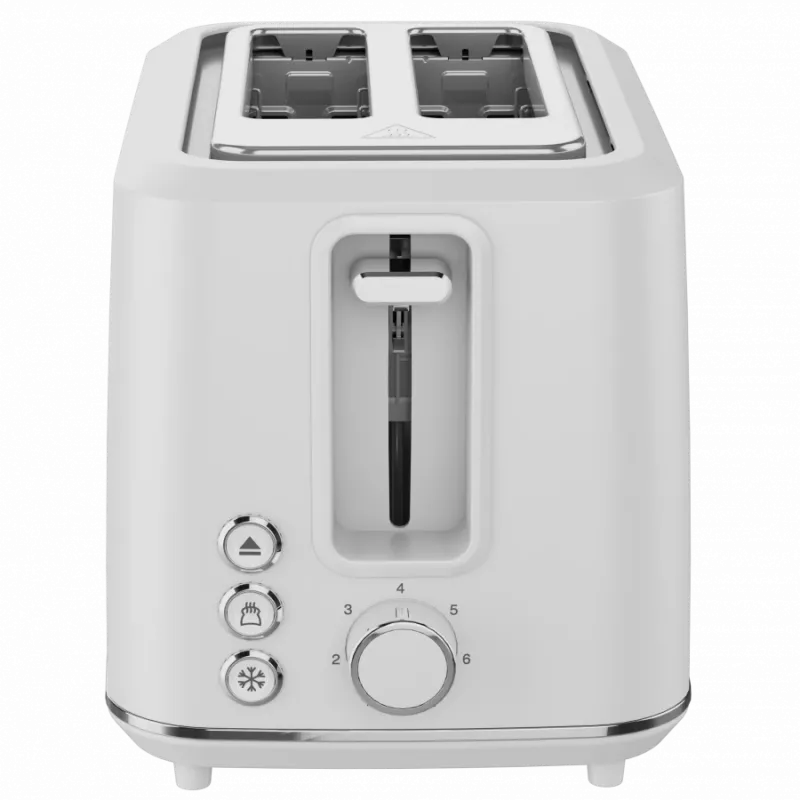 Elektriline röster, valge, 220-240V, 50-60Hz, 920-1080W, 2 pilu, 3 režiimi, 7 pruunistustaset