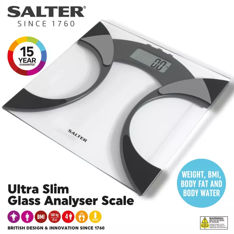 Salter 9141 BKCFEU16 analüüskaal must
