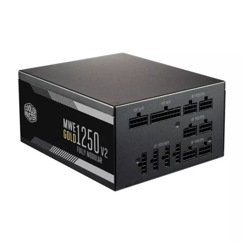 Cooler Master MPE-C501-AFCAG-EU MWE Gold V2, ATX 1250W, RTX Ready, modulaarne, 140mm, must