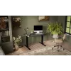 Desk cama meble MOON elektriline kõrgusreguleeritav sirge laud 1210×670 mm must/antratsiit
