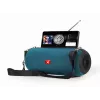 Stereo portable speaker GEMBIRD SPK-BT-17-G — Bluetooth 5.1, 5 W RMS, 1200 mAh, MicroSD, FM, AUX