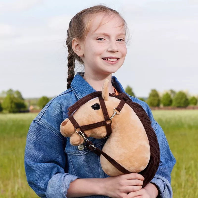 Hobune kepi otsas HOPPIHORSE Hobby Horse A4 beež