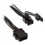 Toitekaabel Kolink PCIe 8-kontaktiline – ATX/EPS 8-kontaktiline, 0,35 m, must