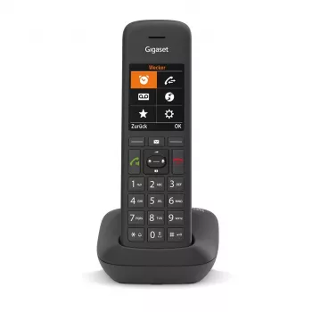 Gigaset C575 Analoog-/DECT-telefon kõne tuvastusega Must