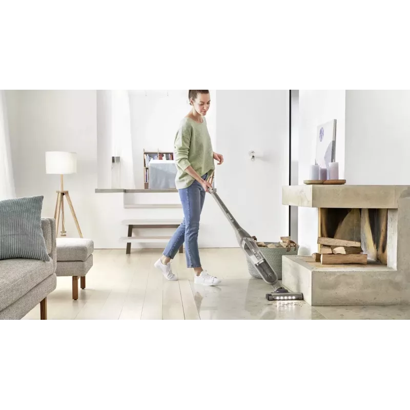 Bosch BBH3ALL23, 2-in-1 pulkpuhasti, Tolmukotita, Šampanja, Metallik, 0,4 L, Kuiv, Aku