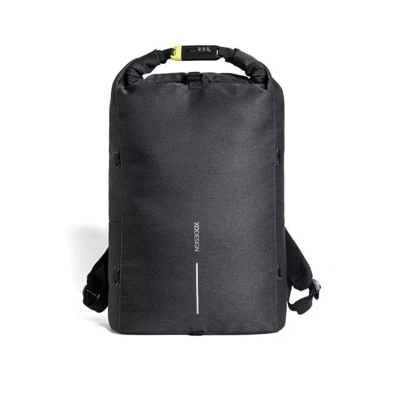 Seljakott XDDESIGN Urban Lite Must — 21 L (laiendatav 27 L), 15,6-tolline sülearvutisahtel, veekindel, kärurihm