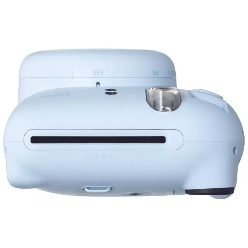 Kiirkaamera Fujifilm Instax Mini 12 sinine — 86 x 54 mm prindid, 60 mm fookuskaugus, elektrooniline katik