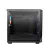 Montech X5M (B) Micro Tower PC-korpus — Micro‑ATX/Mini‑ITX, 3×120 mm ees, 1×120 mm taga, toetab ATX-toiteplokki, 2×3,5-tolline + 4×2,5-tolline, must