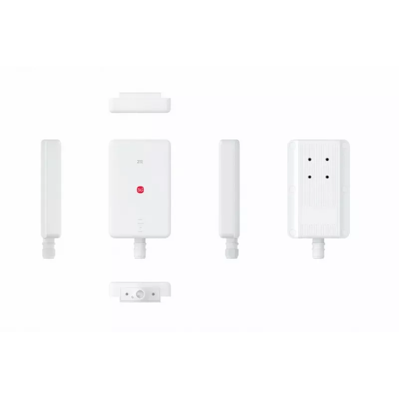 Ruuter ZTE G5 Max kaheribaline Wi‑Fi 802.11ac — 5G, kahe SIM-kaardi tugi, 1x 2.5GbE, USB‑C, 48V, valge
