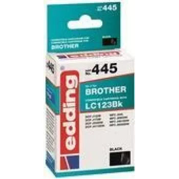 EDD-445 - tint - Brother - must - LC123BK - täitepakend (18-445)
