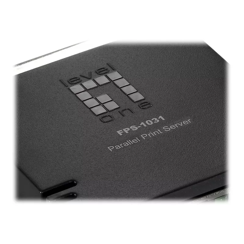 LevelOne paralleelprindiserver, Must, Roheline, Tegevus, Ühendus, Toide, Olek, Taiwan, Ethernet LAN, IEEE 802.3, IEEE 802.3u, 10,100 Mbit/s