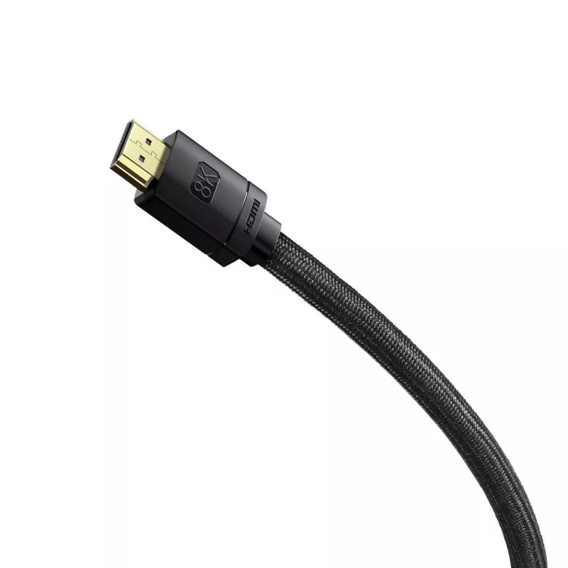 Baseus High Definition Series HDMI 2.1 kaabel, 8K 60Hz, 3D, HDR, 48Gbps, 2m (must)