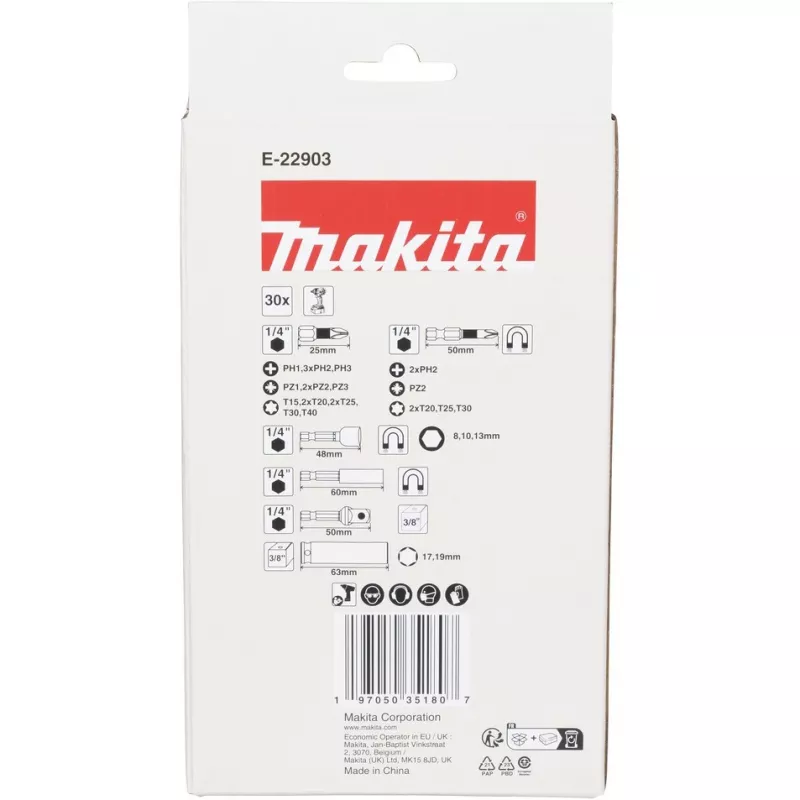 Makita E-22903 kruvikeeraja otsak