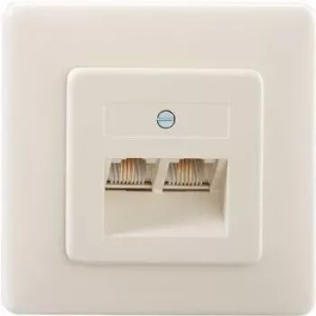 RJ-45 seinapesa Rutenbeck 13011240 valge