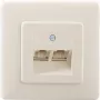 RJ-45 seinapesa Rutenbeck 13011240 valge