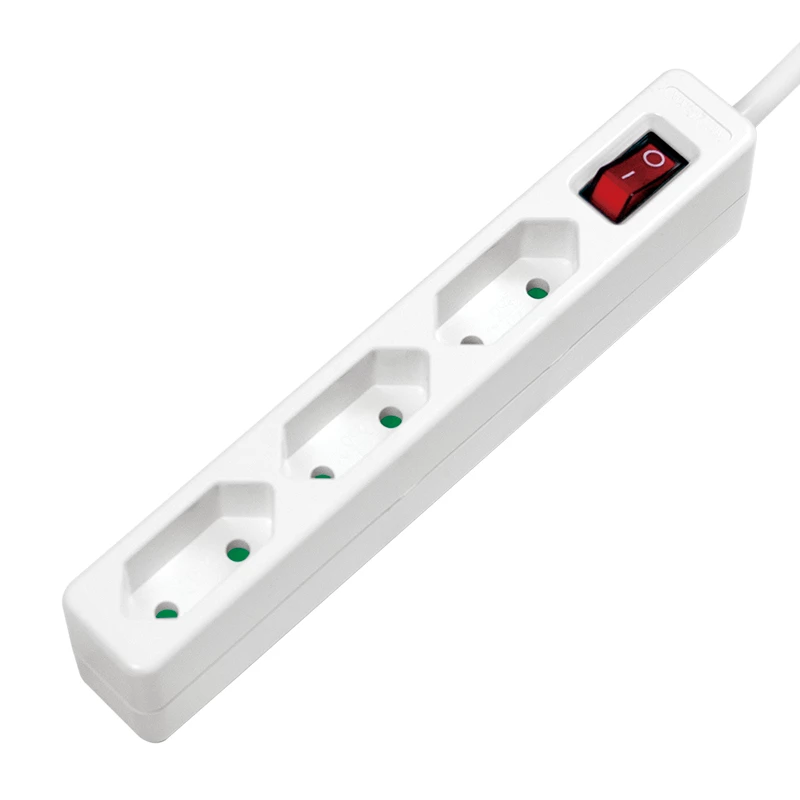 Pikendusjuhe LogiLink LPS230 1.5 m 3 vahelduvvoolupesaga siseruumidesse valge