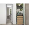 Suletud kingakapp Top e Shop MODO X2 ANT/ART — antratsiit ja tamm, 600×880×360 mm, puitlaastplaat