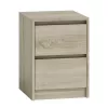 Topeshop K2 SONOMA nightstand/Öökapp 2 sahtel(s) tamm