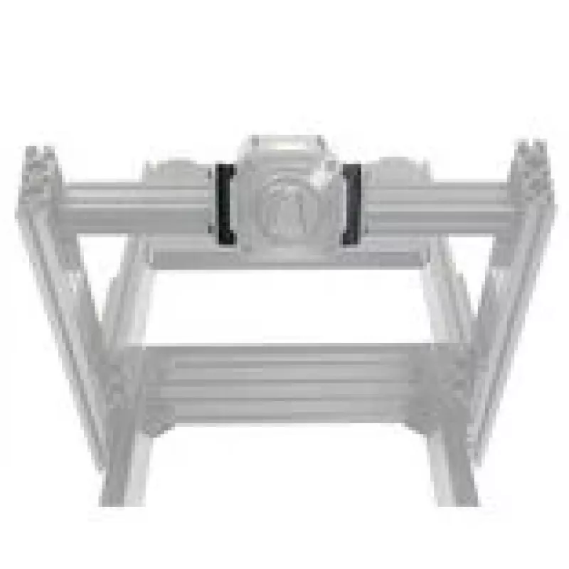 Asetek SimSports Front Mount for Podium Brackets - must, 70 mm poldiring