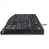 Logitech K120 klaviatuur USB QWERTY hispaania must (920-002499)