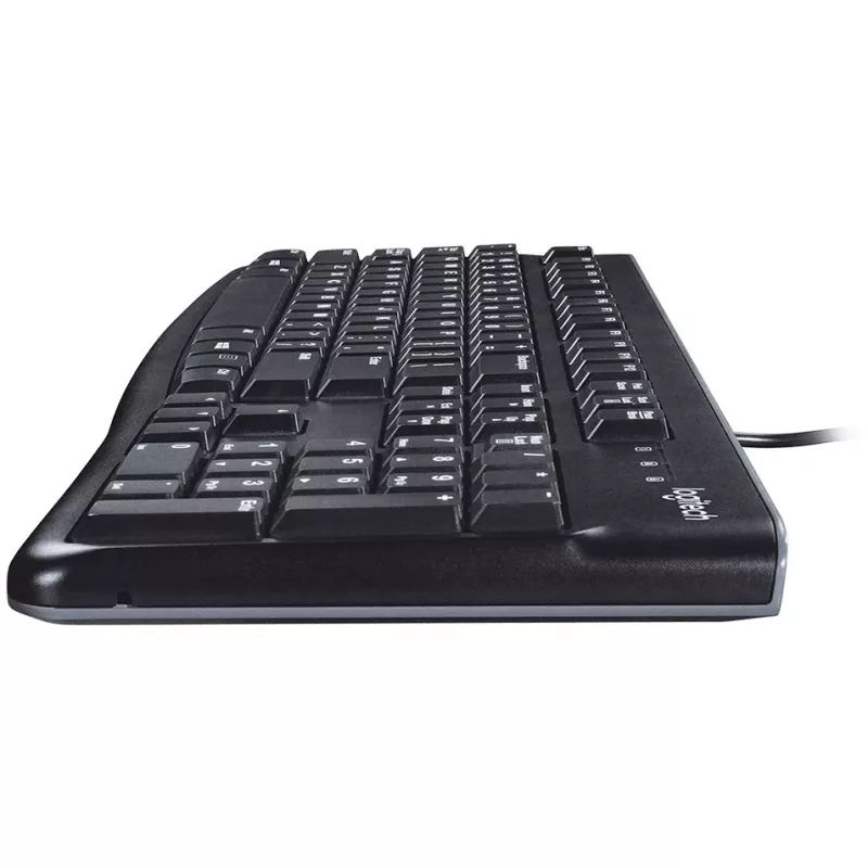 Logitech K120 klaviatuur USB QWERTY hispaania must (920-002499)