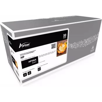 ASTAR AS20244 HP LJ 107A CARTRIDGE BLACK W1106A/HP106A 1000S. ohne Fuellstandsan. (AS20244)