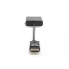 Assmann DisplayPort adapterkaabel. DP - DVI (24+5) M/F. 0,15 m lukustusega. DP 1.1 ühilduv. UL. must, varjestuseta. 32AWG (AK-340409-001-S)