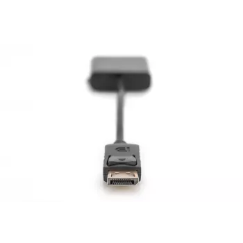 Assmann DisplayPort adapterkaabel. DP - DVI (24+5) M/F. 0,15 m lukustusega. DP 1.1 ühilduv. UL. must, varjestuseta. 32AWG (AK-340409-001-S)