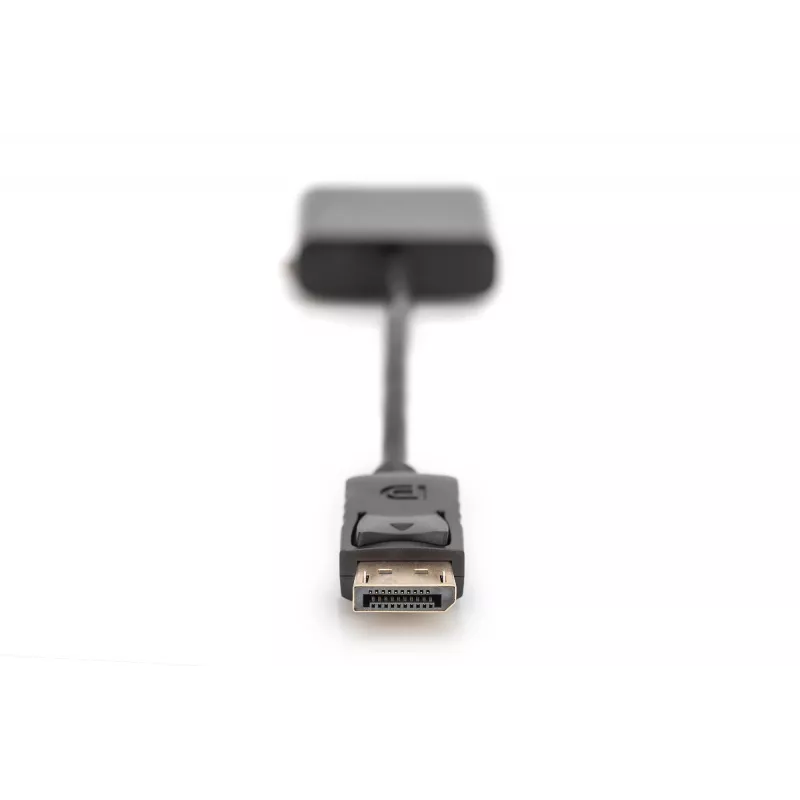 Assmann DisplayPort adapterkaabel. DP - DVI (24+5) M/F. 0,15 m lukustusega. DP 1.1 ühilduv. UL. must, varjestuseta. 32AWG (AK-340409-001-S)