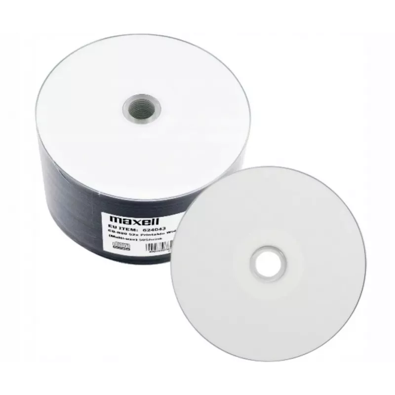 MAXELL CD-R 700MB 50 tk. 52x80 min, spindel, CD-R printimiseks