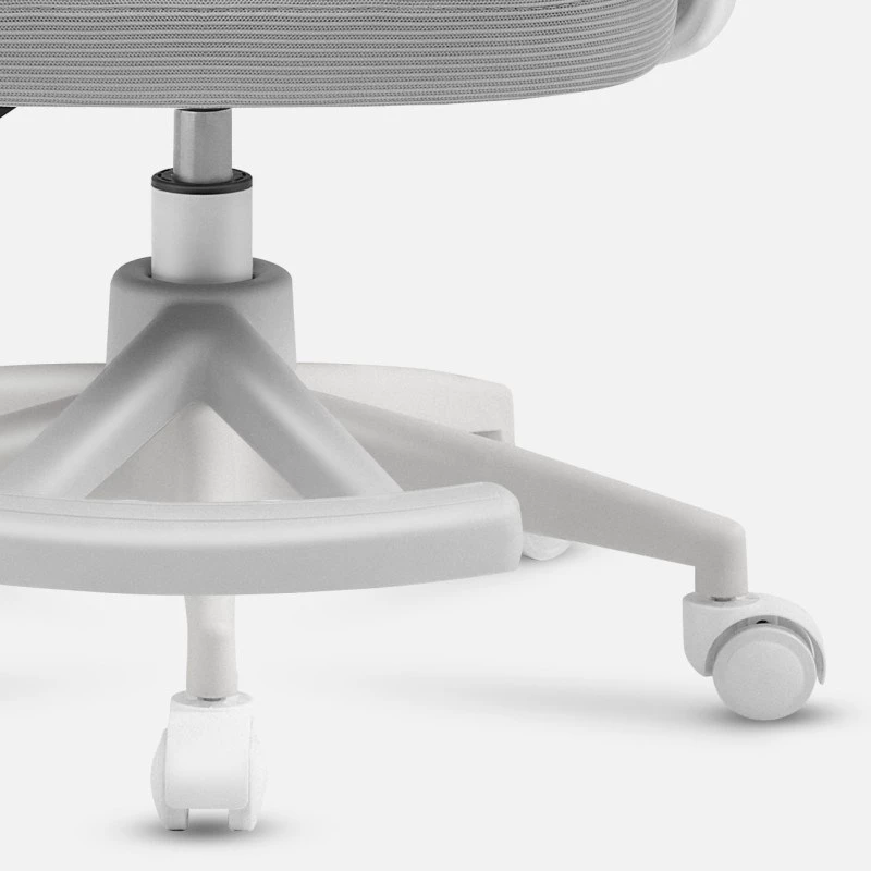 Pöördtool mark adler Junior 4.5 hall — ergonoomiline kontoritool, reguleeritav kõrgus 40–50 cm, võrk-seljatugi, ratastel alus, käetoed, nimmetugi
