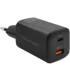 Qoltec 50766 mobiilseadme laadija sülearvutile, kaasaskantavale mängukonsoolile, powerbankile, nutitelefonile, nutikellale, tahvelarvutile, must, vahelduvvoolu kiirlaadimine, siseruumides