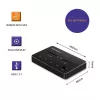 Qoltec 50310 Drive dokkimisjaam 2x SSD M.2 SATA NGFF USB Type C