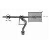 Lauamonitori kinnitus GEMBIRD MA-DA3-03, 3 haru, gaasvedru, VESA 75–100x100, toetab 3 ekraani kuni 27 tolli, max 18 kg, must