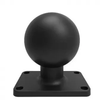 RAM Mounts rechteckige Basisplatte (2 x 7,60 cm (3)) - D-Kugel (2,25), polükotis (RAM-D-202U-23)