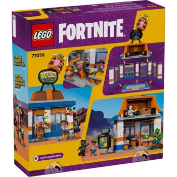 LEGO ehitusmänguasi LEGO FORTNITE 77076 Durrr Burger Restaurant mängukomplekt — 546 detaili, 4 minifiguuri, 270×180×90 mm