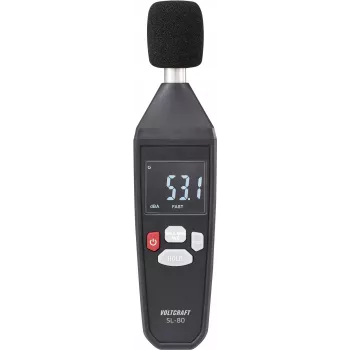 VOLTCRAFT SL-80 helitaseme mõõtur 30 - 130 dB 31,5 Hz - 8 kHz (VC-13101365)