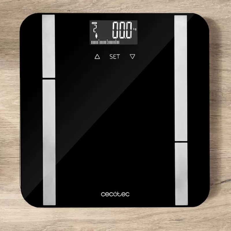 Cecotec | Nutikas vannitoakaal | Surface Precision 9450 Full Healthy | Maksimaalne kaal (kandevõime) 180 kg | Täpsus 100 g | Must
