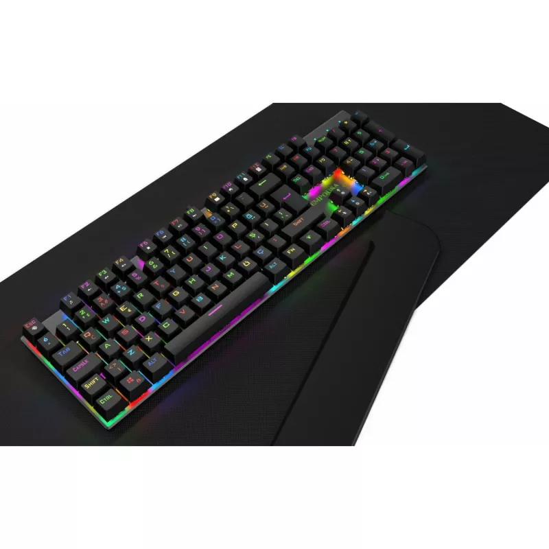 Incase Gaming Keyboard IKG-443 Mehaaniline, RGB, saksa paigutus