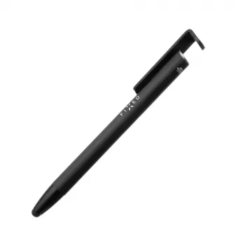 3‑ühes pastakas puutepliiatsi ja alusega FIXED FIXPEN-BK — pastapliiats, mahtuvuslik ots, integreeritud alus, must