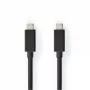 Nedis 2m USB-kaabel 3.2 Gen 2x2 100W, 4K@60Hz, 20 Gbps (CCGL64020BK20)