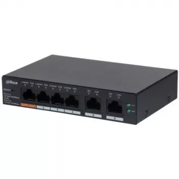 Dahua Technology DH-CS4006-4GT-60 võrgulüliti hallatav L2 Gigabit Ethernet (10/100/1000) Power over Ethernet (PoE) must