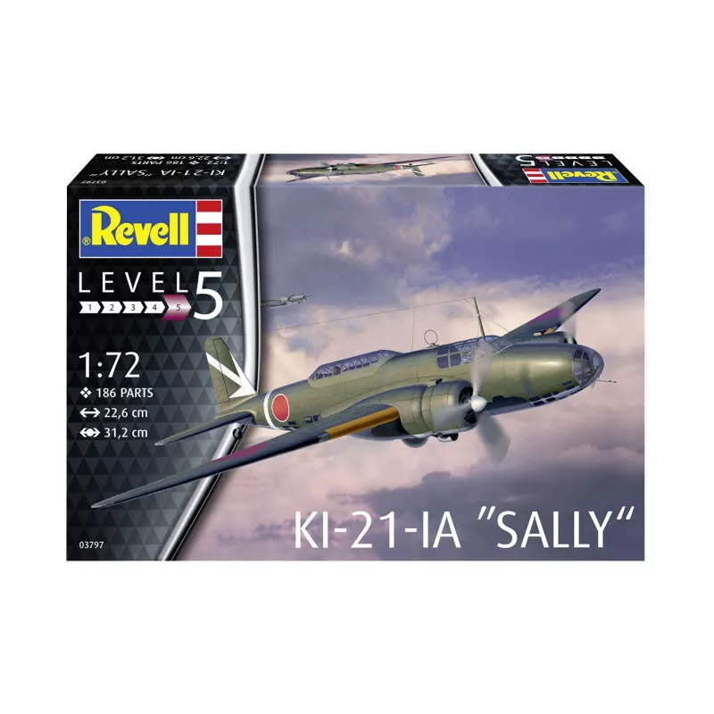 Revell KI-21-LA Sally 1:72 mudelikomplekt