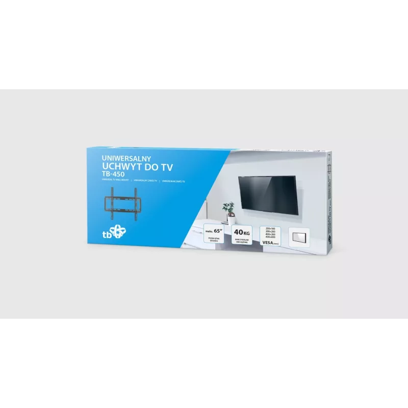 Seinakinnitus TV-le TB-450 kuni 65 tolli 40 kg max VESA 400x400