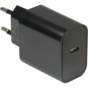 Charger PD-2020, USB-C laadija (must, ilma kaablita, PD 20 W, Quick-Charge 3.0)