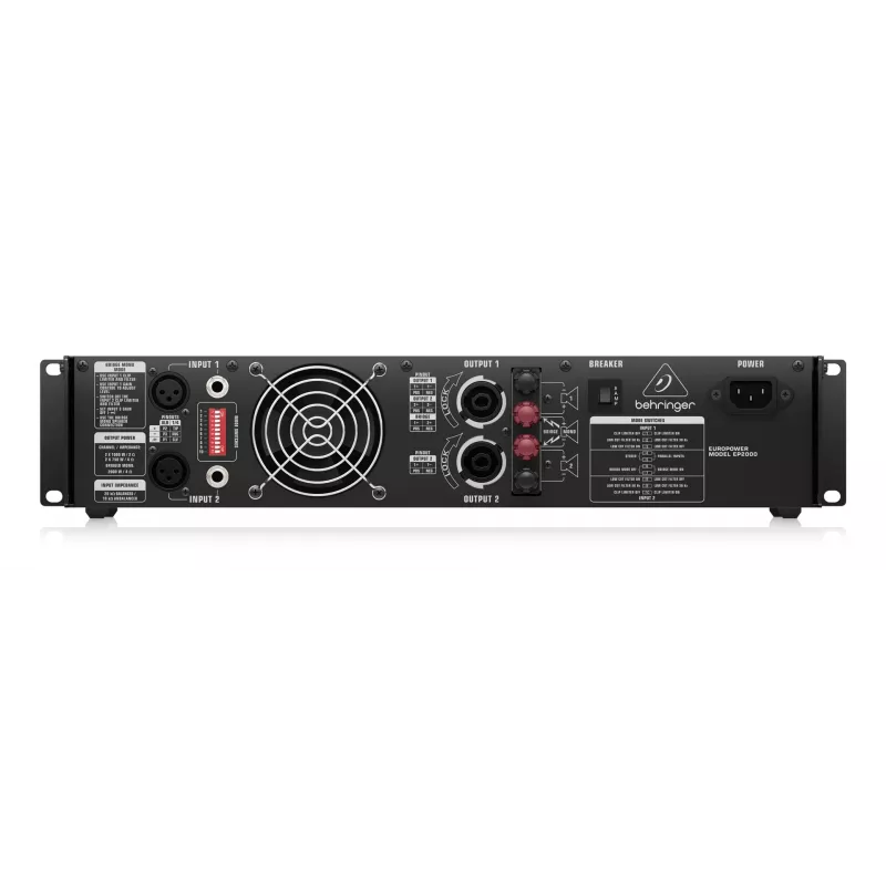Behringer EP2000 audio võimendi Performance/stage Must